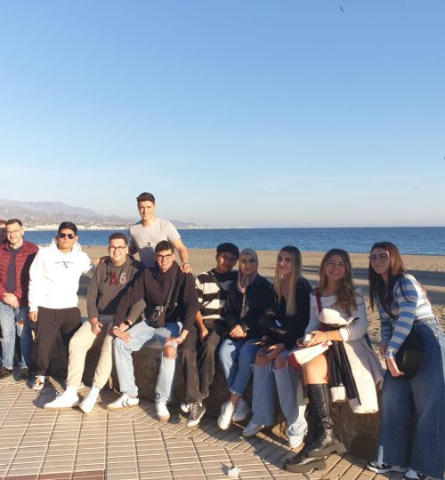 Erasmus estudiantes en Torre del Mar